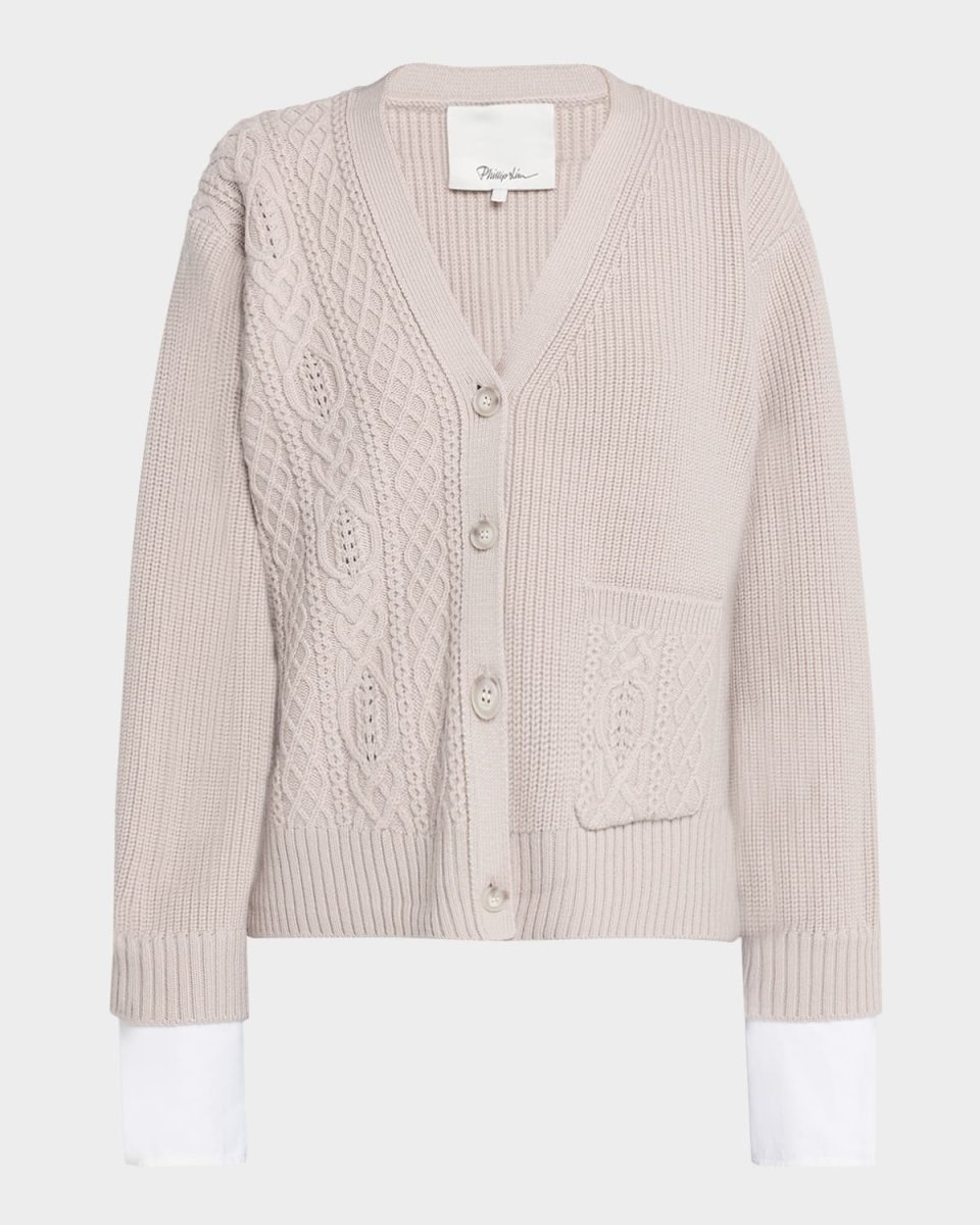 Knit V-Neck Cardigan